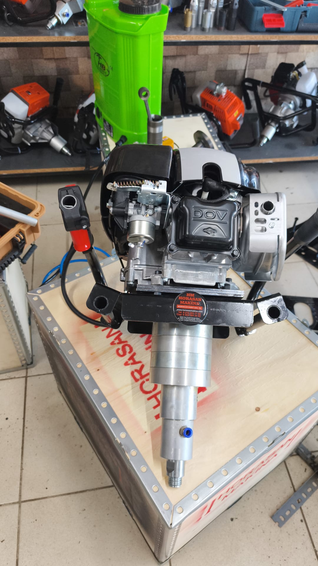 Brigs 6.5 HP El Sondaj Makinası - Karot Pazarı